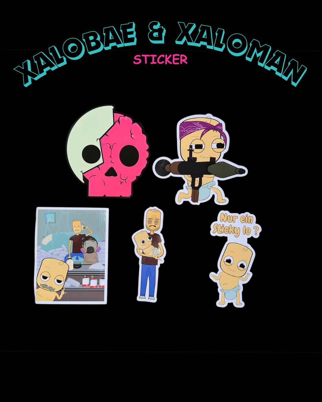 BBT™ Xalobae Sticker| 5er Pack