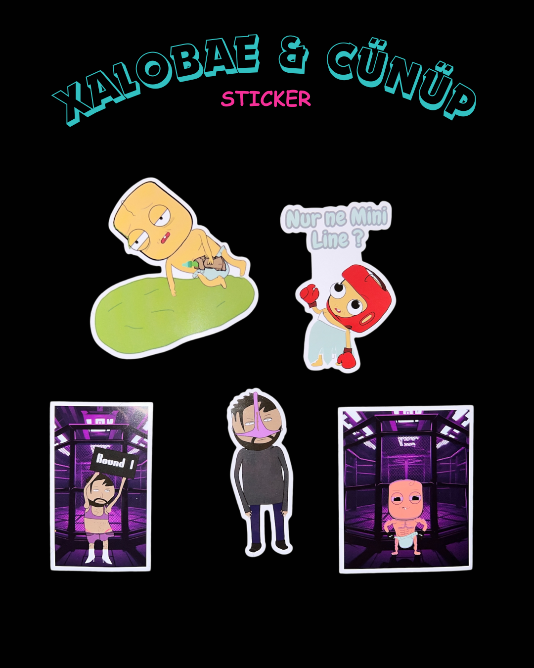 BBT™ Xalobae Sticker| 5er Pack